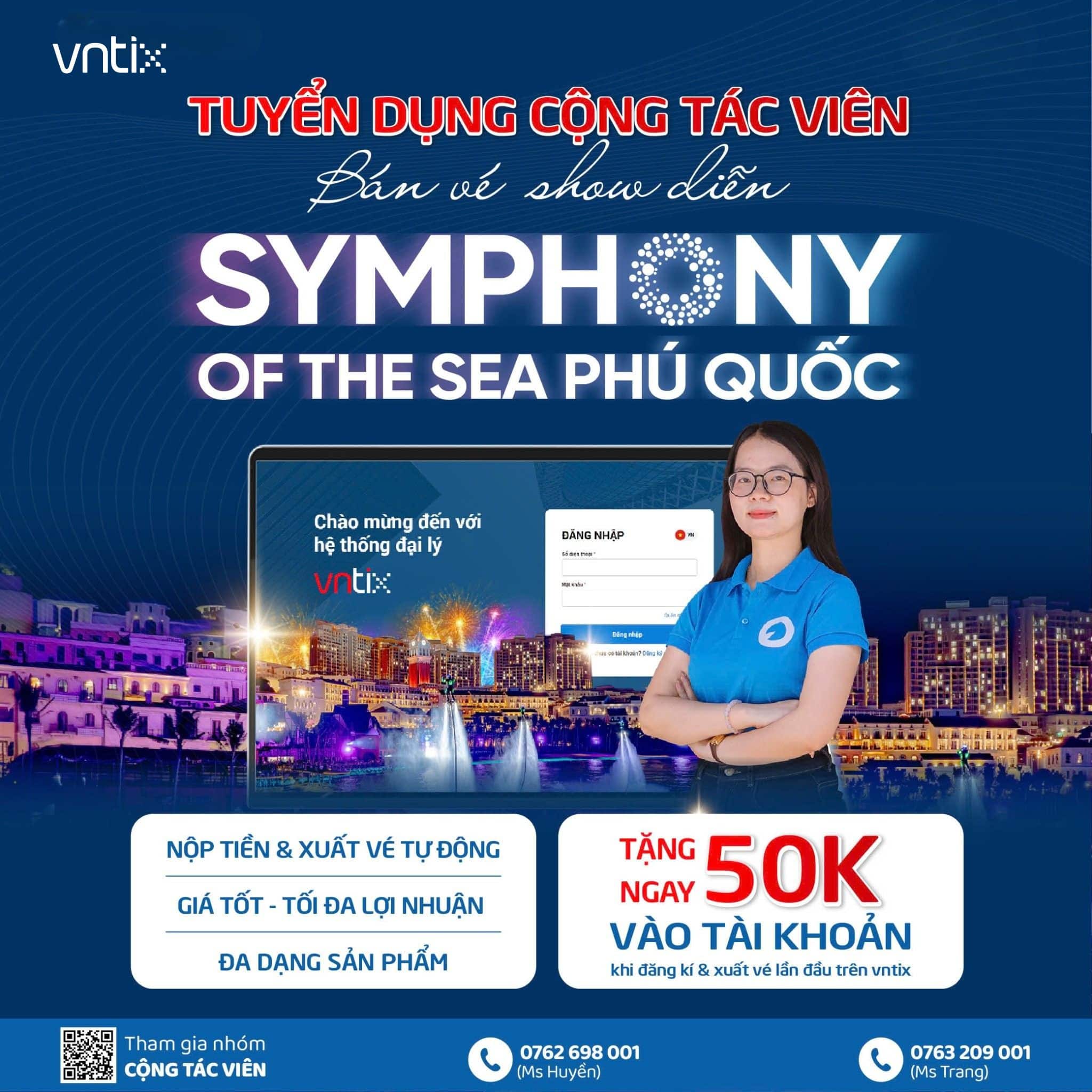 vntix tuyển dụng đại lý bán vé SOTS