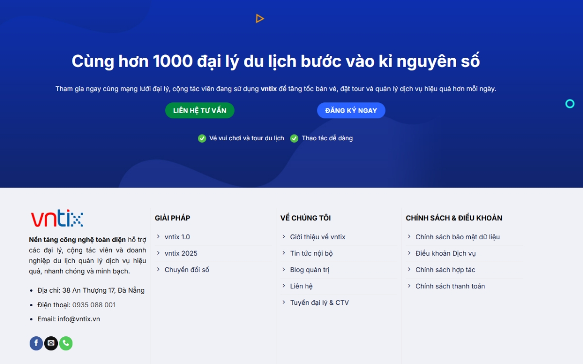 vntix đang được hàng nghìn đại lý, cộng tác viên tin tưởng sử dụng 