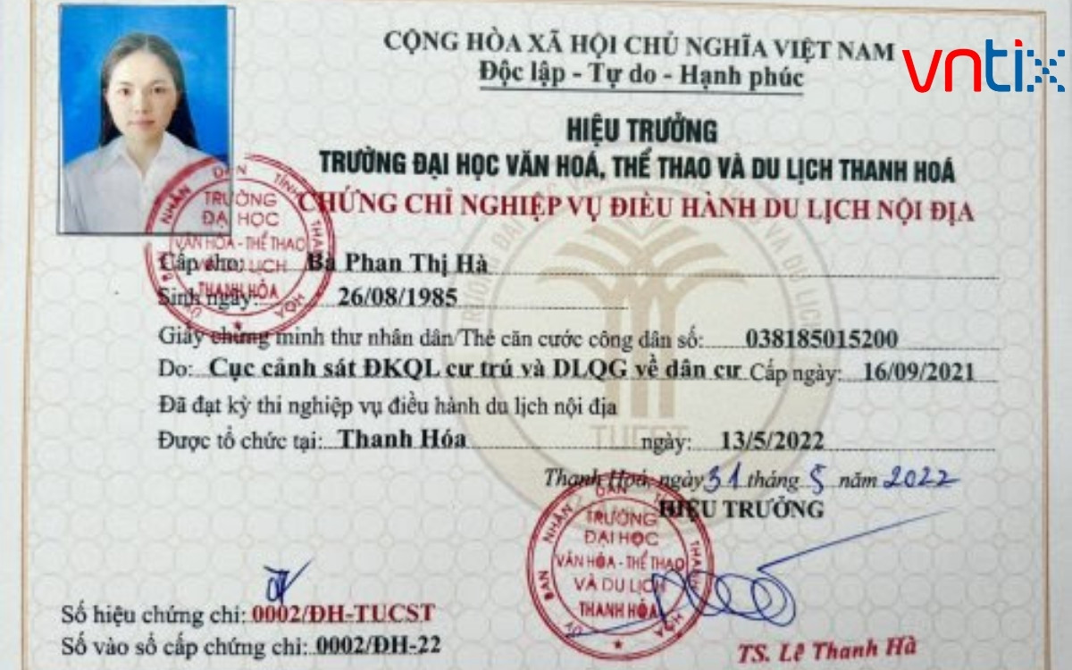 Chứng chỉ điều hành du lịch là gì?