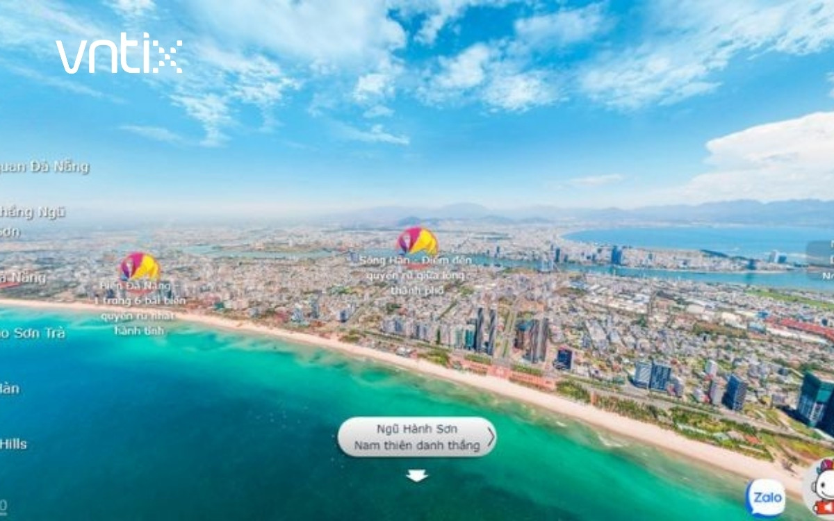 Phần mềm du lịch thực tế ảo “Một chạm đến Đà Nẵng” trải nghiệm 360 độ