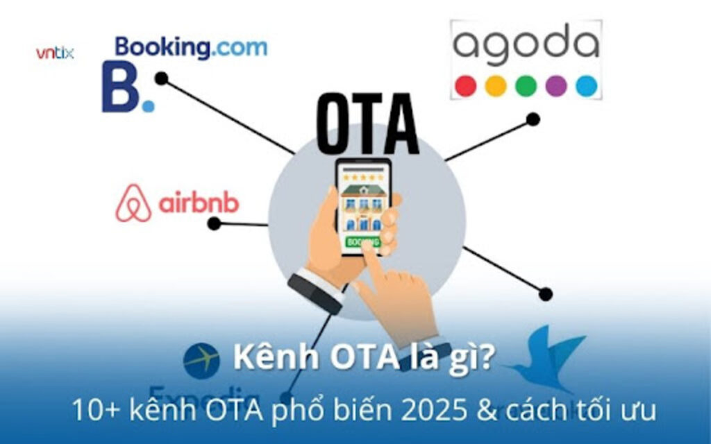 Kênh OTA là gì? 10+ kênh OTA phổ biến 2025 & cách tối ưu doanh thu