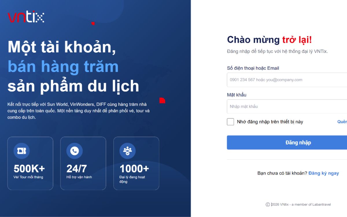 vntix cập nhật giao diện và tính năng mới