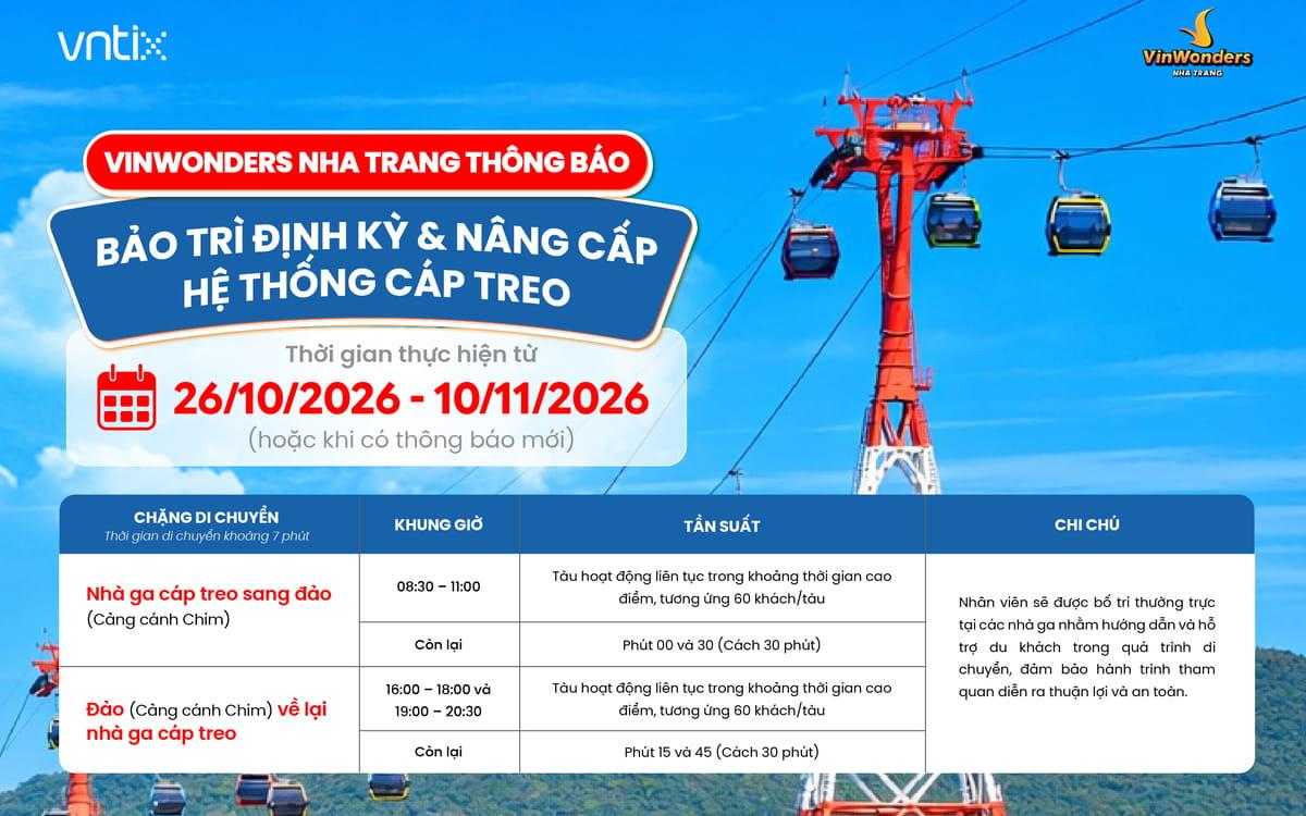 VinWonders Nha Trang bố trí tàu cao tốc phục vụ nhu cầu di chuyển giữa đất liền và đảo tạm dừng cáp treo vinwonders nha trang