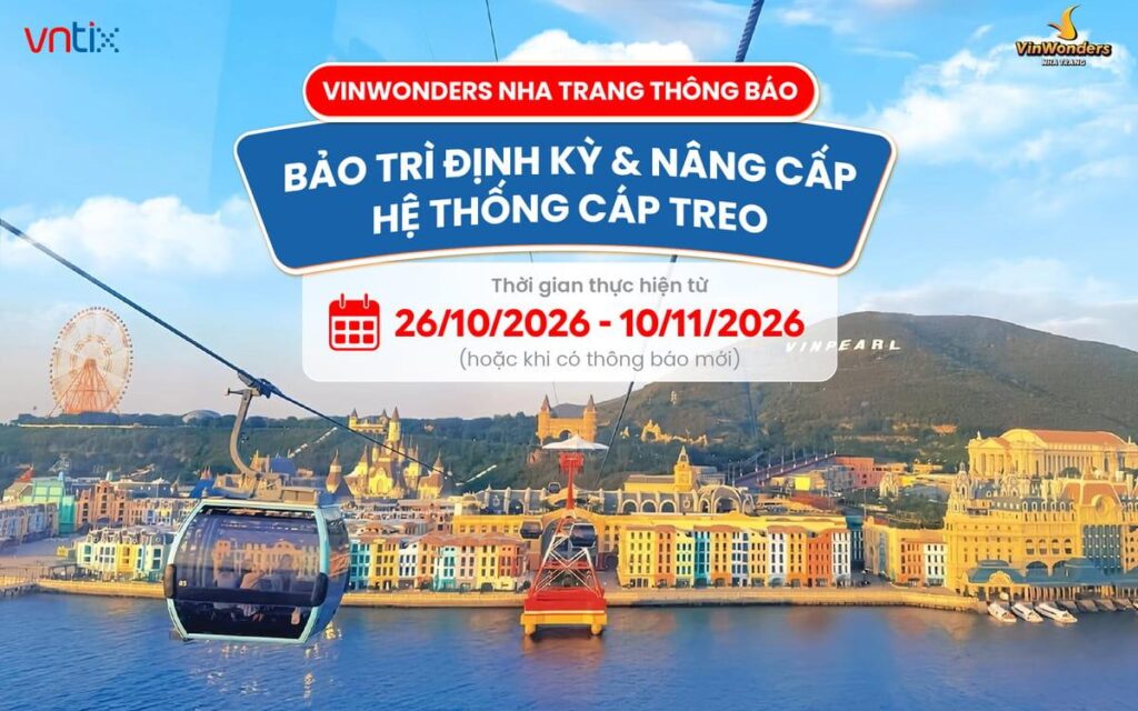 tạm dừng cáp treo vinwonders nha trang